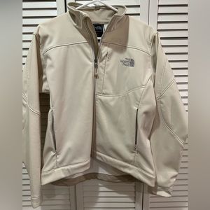 North Face off white colored jacket